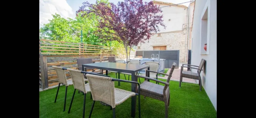 Holiday home with garden, private pool & barbeque | Garden view - Image 1