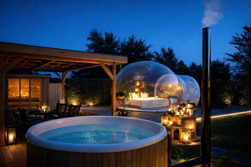 Romantic Bubble Glamping at Schloss Krugsdorf in Mecklenburg-Vorpommern, Germany - Image 1