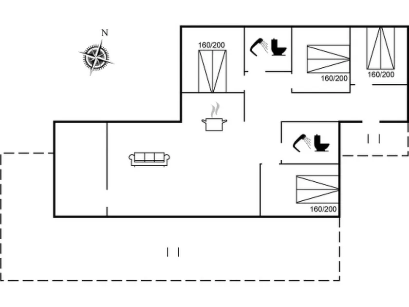 Kinderfreundliches geräumiges Ferienhaus mit Terrasse - Image 1