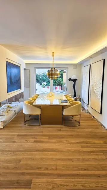 Appartement avec jardin, piscine privée et barbecue | Vue piscine - Image 1