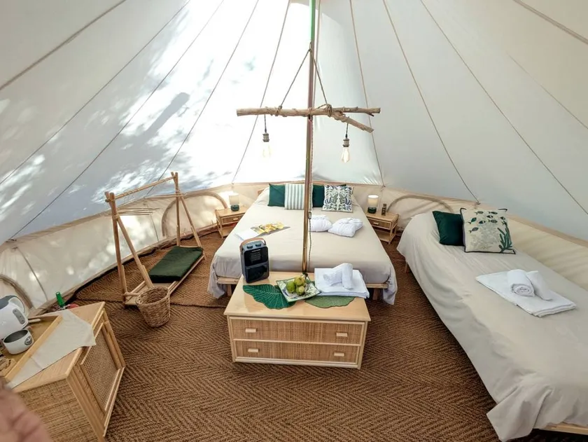 Rustic Glamping Escape with Sustainable Bell Tents & Beaches in Soverato, Italy - Image 1