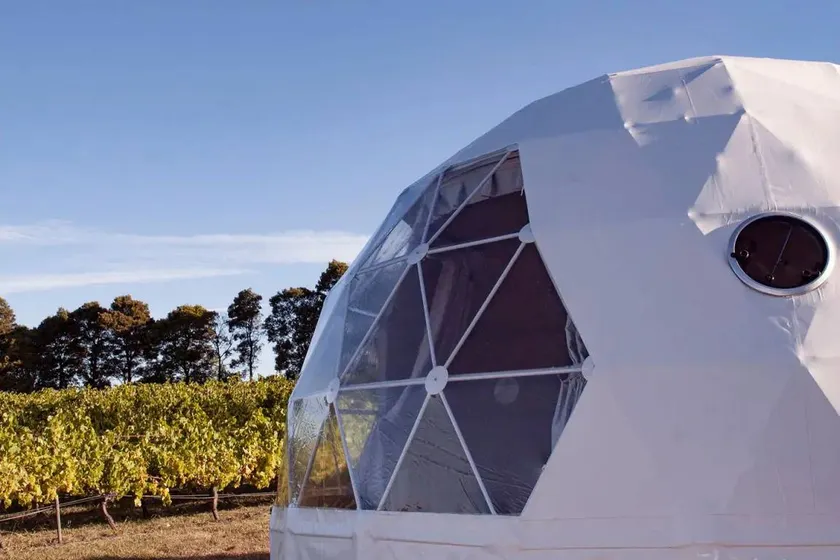 Incredible Dome Getaway on a Vineyard Perfect for Glamping, Tasmania - Image 1