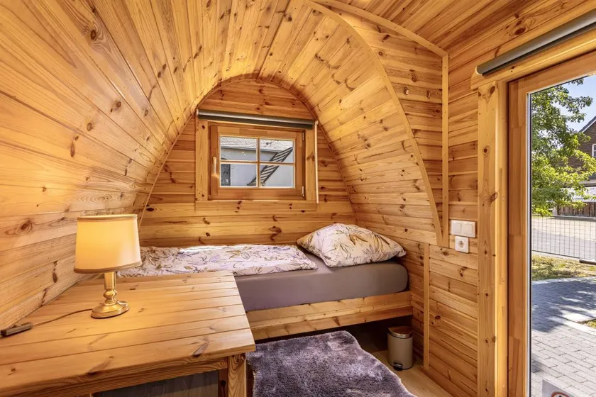Camping Pod on the Alpaca Meadow with Private Terrace and Garden - Image 1