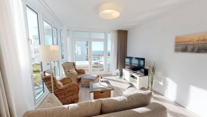 Exklusives Ferienapartment C-06 unmittelbar am Strand für 4 Personen & Hund - Image 1