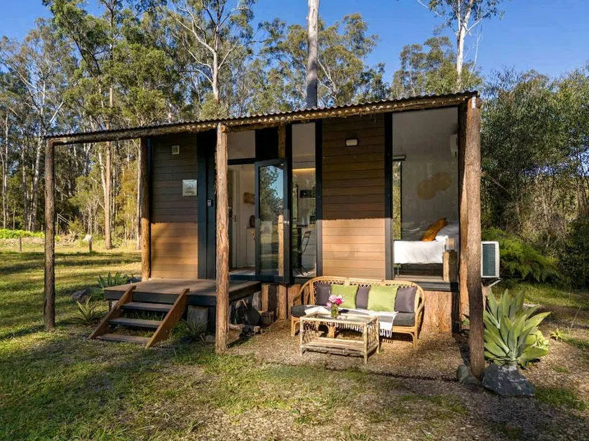 Tranquil Tiny House Cabin with Firepit and Outdoor Living Space in New South Wales, Australia - Image 1