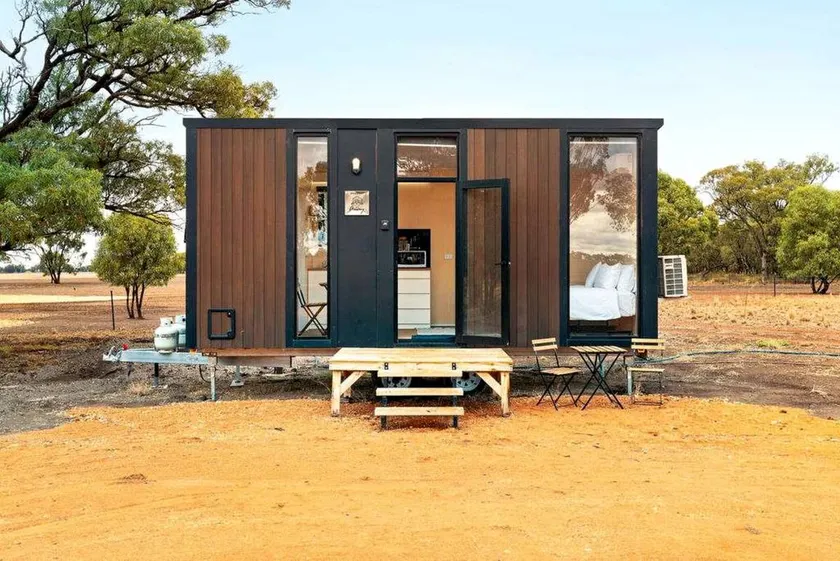 Tranquil Tiny House with Native Bush Forest Retreat near Bendigo, Wycheproof VIC - Image 1