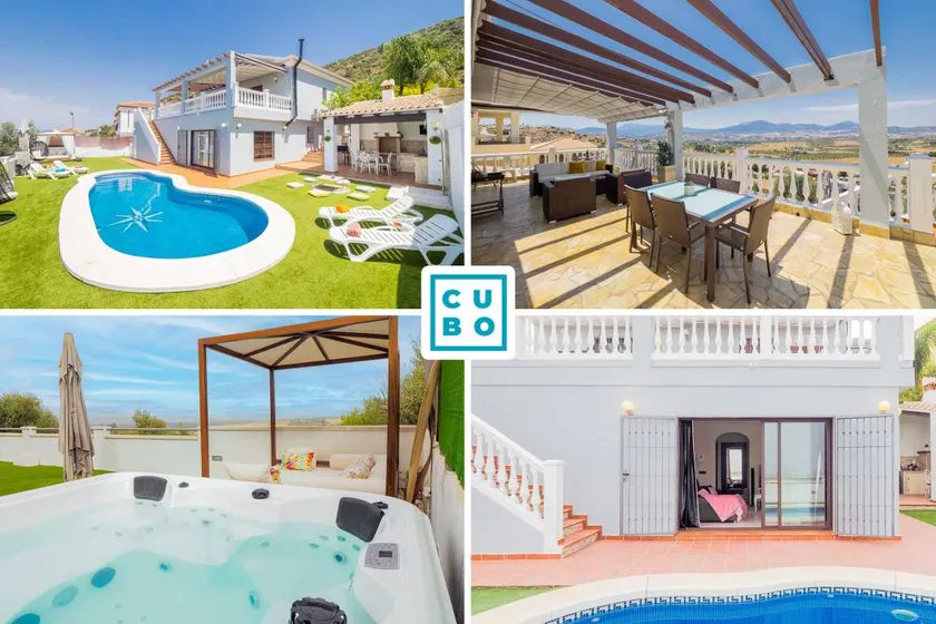 Villa with garden, BBQ & jacuzzi - Image 1