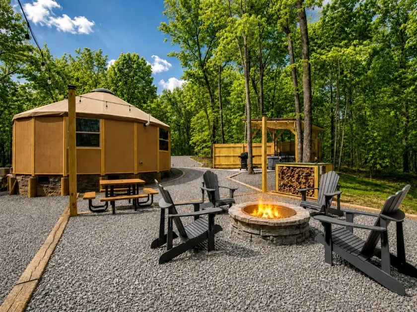 Cozy Yurt Hideaway with Tranquil Forest Surroundings in Murray, Kentucky - Image 1