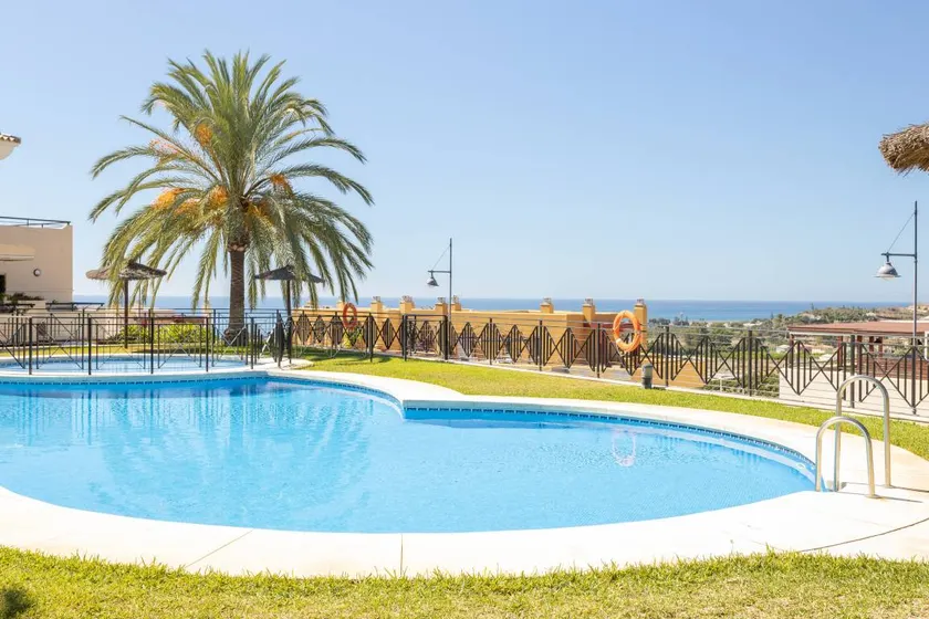 Holiday apartment with garden, terrace & pool | Garden view - Image 1