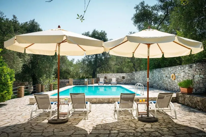 Gorgeous Paxos Villa 3 Bedrooms Villa Aokiji Garden Views and Private Pool Loggos - Image 1