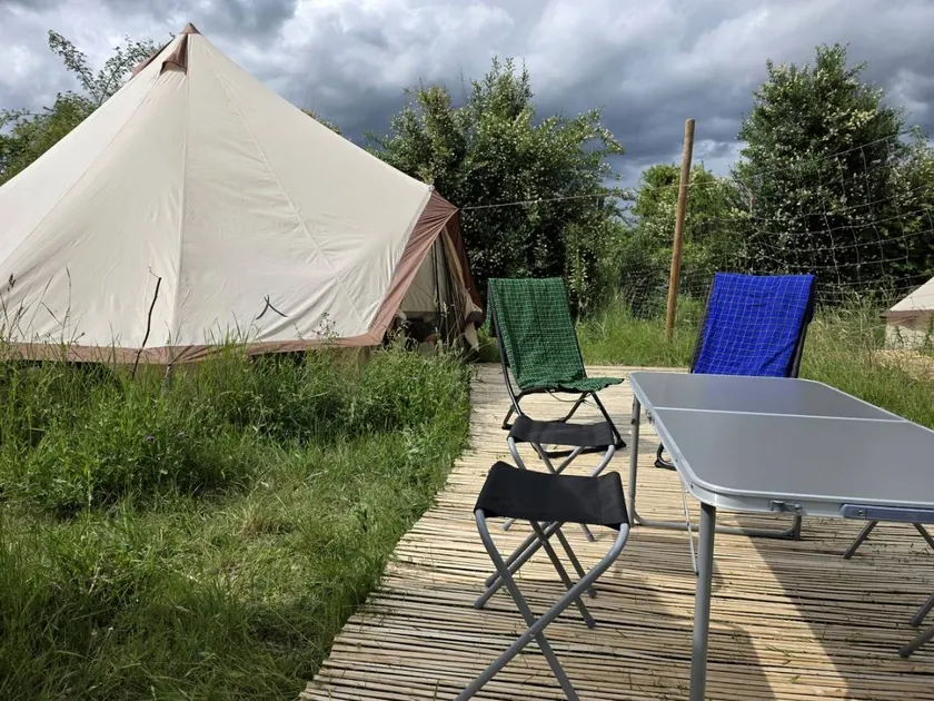 Peaceful Creekside Tented Camp in Nidda-Eichelsdorf, Germany - Image 1