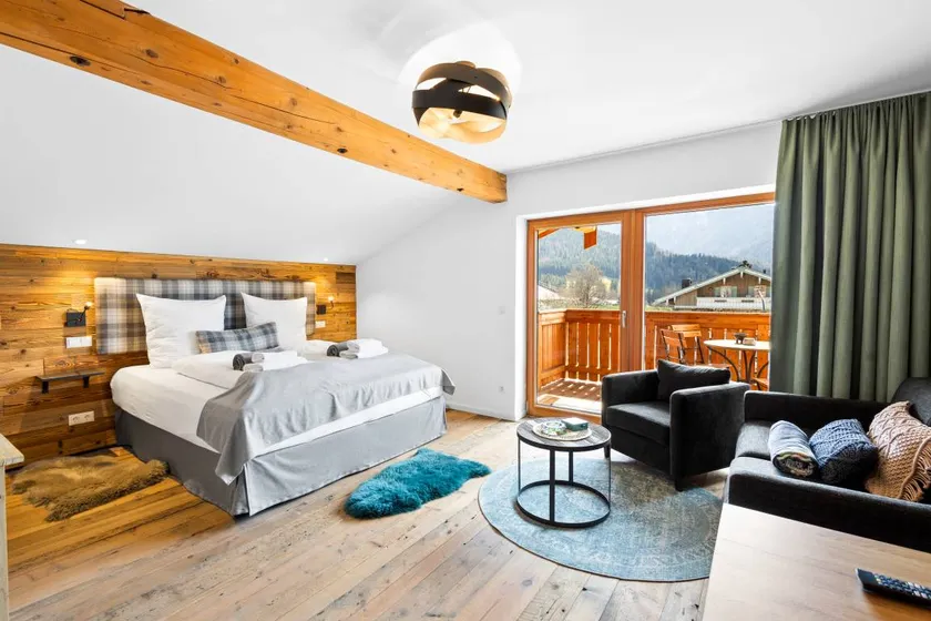 Kinderfreundliche Wohnung mit beheiztem Pool, Garten und Sauna | Bergblick - Image 1