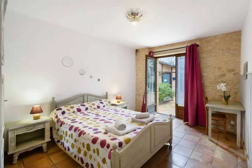 Guest Room 'La Ferme De La Croix D’allon' with Shared Pool, Garden, and Wi-Fi - Image 1