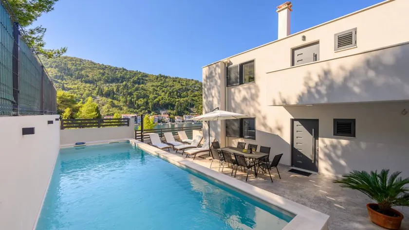 Villa with private pool, barbecue & garden - Image 1