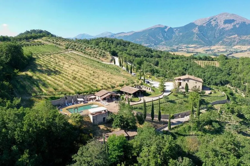 Agriturismo Villa Dama Gubbio: Camera familiare in casolare - Image 1