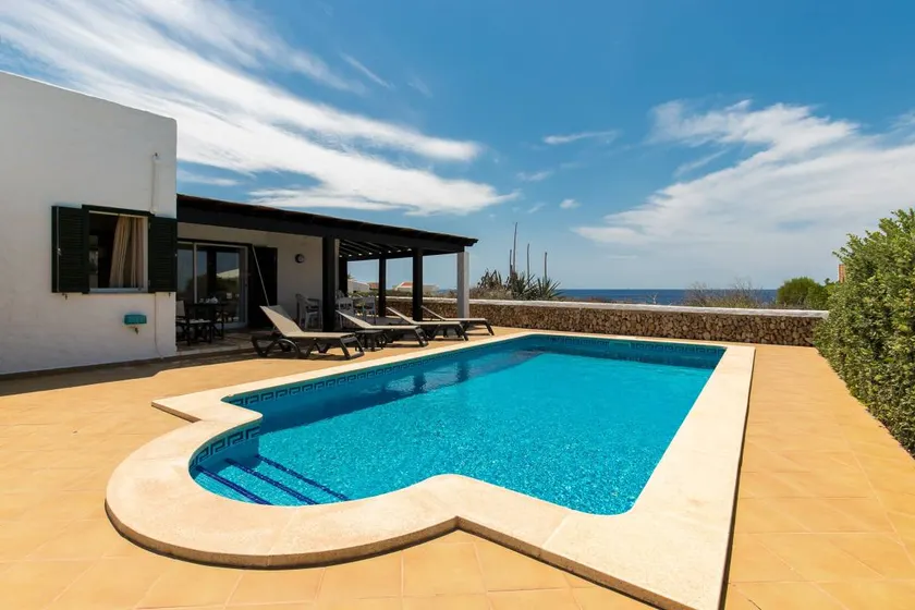 House with barbeque, private pool & terrace | Sea view - Image 1