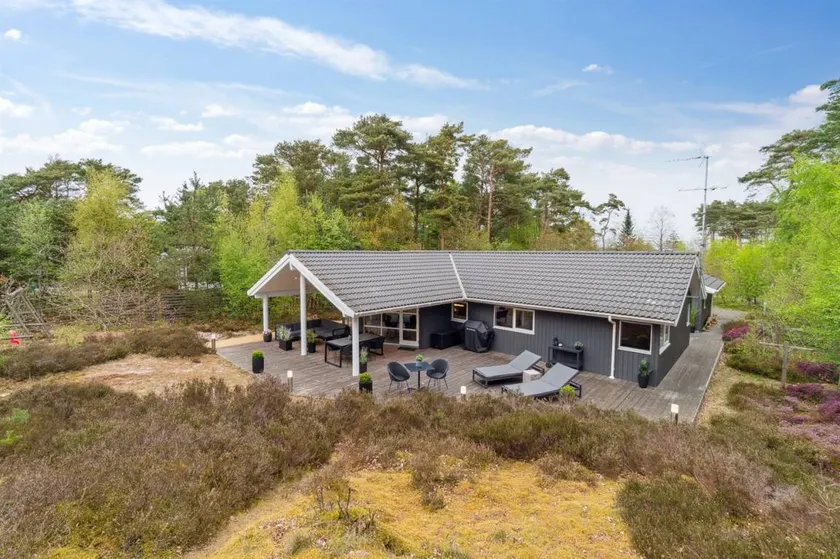 Voll ausgestattetes großzügiges Ferienhaus mit Grill, Terrasse und Sauna | Neben dem Strand - Image 1