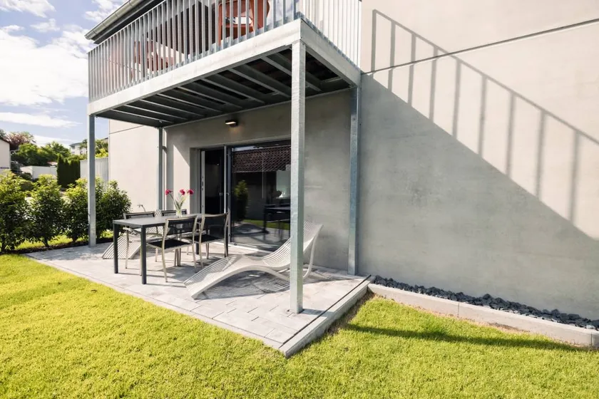 Apartment 'Ferienwohnung Gartenglück 75qm' with Private Terrace, Shared Garden and Wi-Fi - Image 1