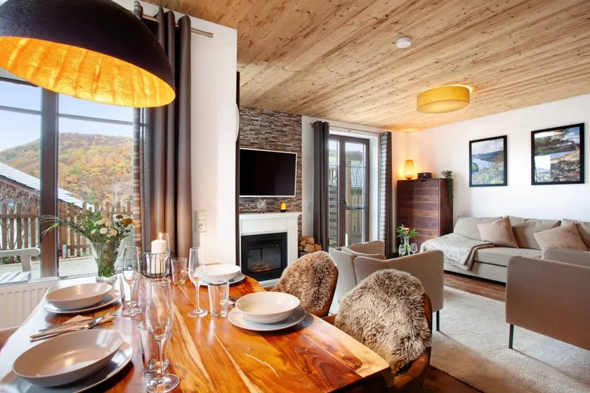 Holiday Home "Bergchalet 20" with Sauna, Lake View and Private Terrace - Image 1
