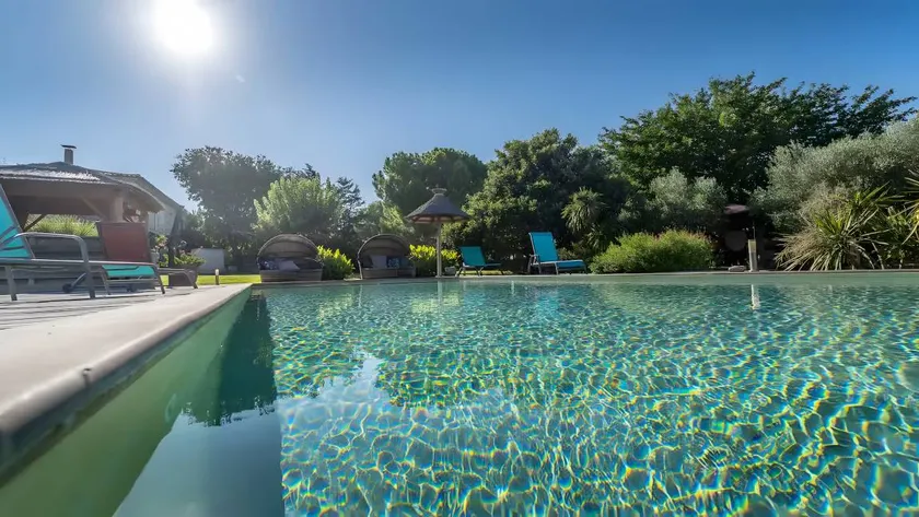 Holiday home with pool & garden | Garden view - Image 1