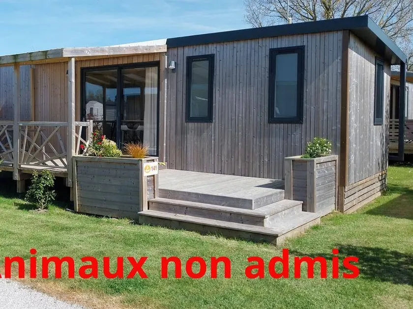 Familienorientiertes Mobilheim mit beheiztem Pool | Nah am Strand - Image 1