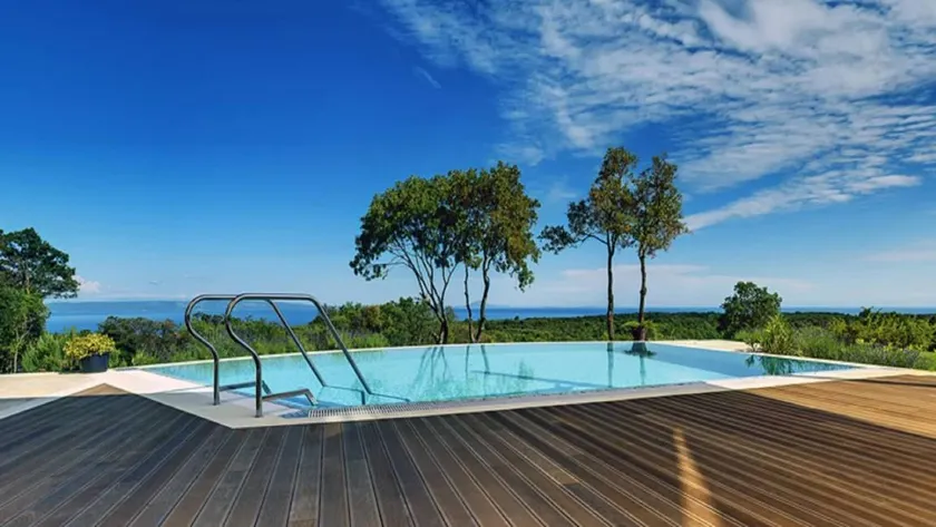 Flat with pool, barbecue & hot tub - Image 1