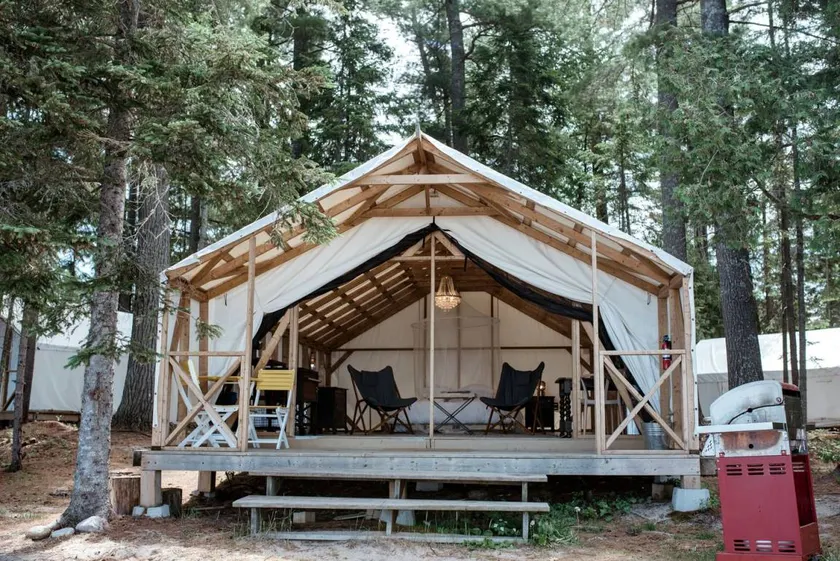 Unique Waterfront Tent Rental for Relaxing Retreat near Muskoka, Ontario - Image 1