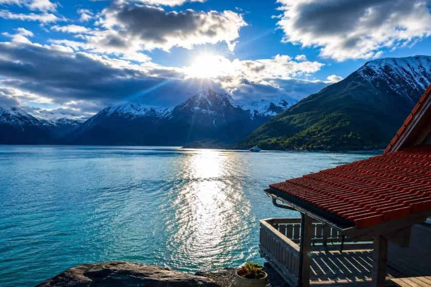 House with terrace, garden & sauna | Water view - Image 1
