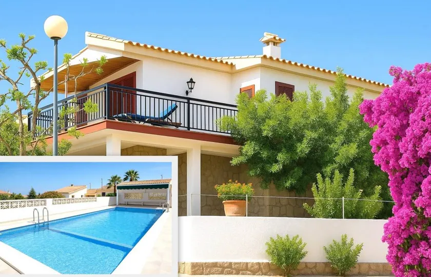 Holiday home with pool, terrace & barbeque | Panoramic view - Image 1