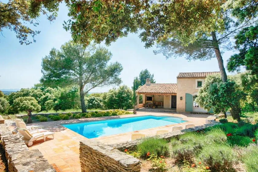 Ferienhaus mit Terrasse, Garten und Grill | Poolblick - Image 1
