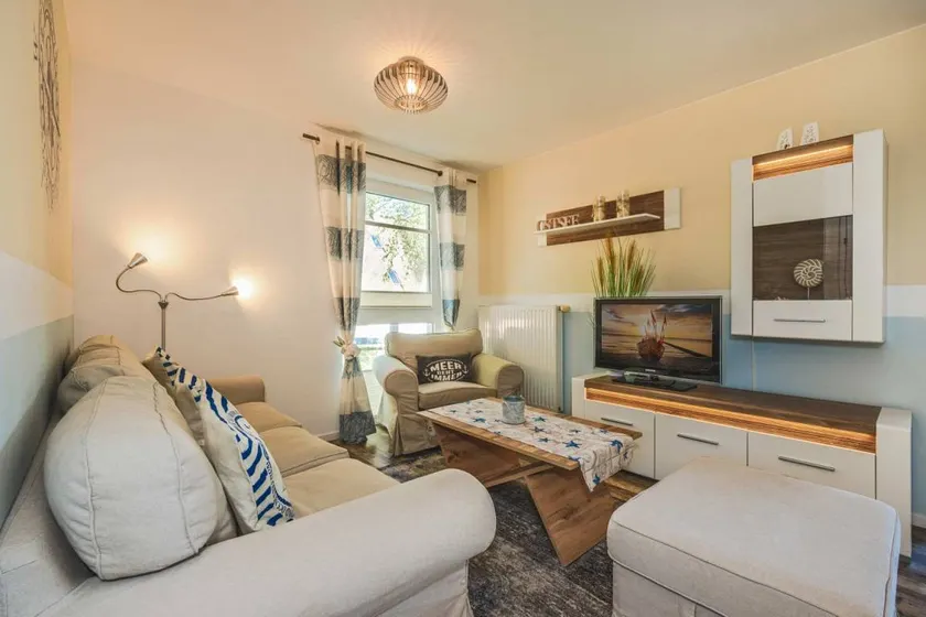 Ferienwohnung Inselzeit auf 2 Etagen mit Strandkorb und Balkon - Image 1
