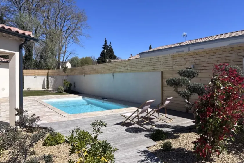 Ferienhaus mit Grill, Garten und privatem Pool - Image 1