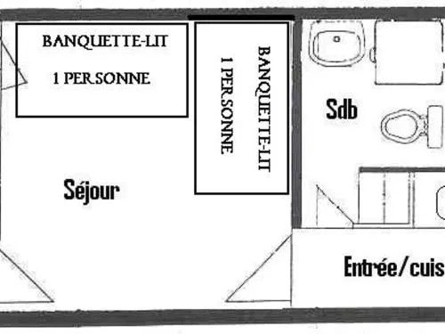 Studio sud au pied des pistes avec Wi-Fi - Image 1