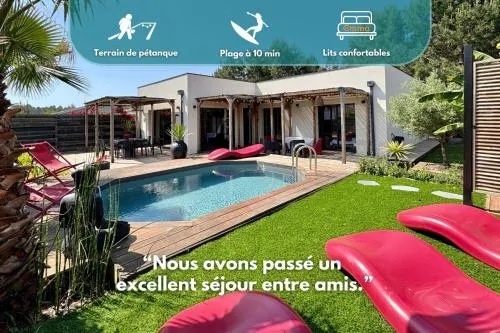 Villa Meli Le Porge : la plage LÃ¨ge Cap Ferret et Lacanau Ã  10 minutes - Image 1