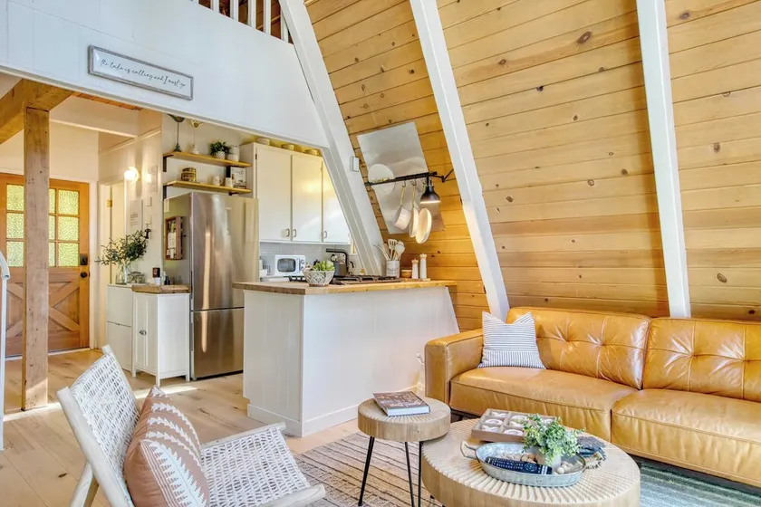 A-frame Retreat Chic and Modern Forest Views, Hammock, Outdoor Dining, Decks - Image 1