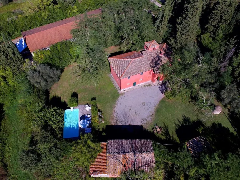 Farmhouse in large garden with private pool on the hills of Pisa - Image 1