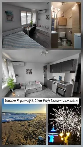 Palavas Beau studio avec Parking Climatisation - Image 1