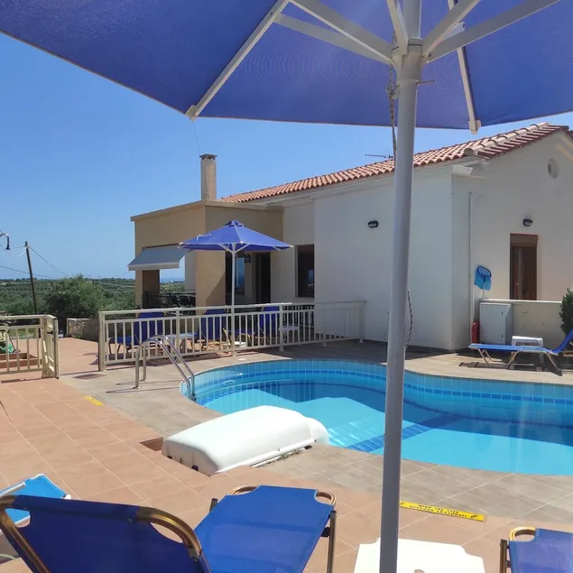Villa Los Pacos Spacious 3 bed villa near Rethymno with spectacular sea view - Image 1