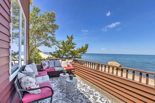 Beachfront Wading River Home with Deck and Grill - Image 1