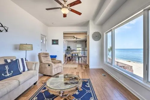 Beachfront Wading River Home with Deck and Grill - Image 1