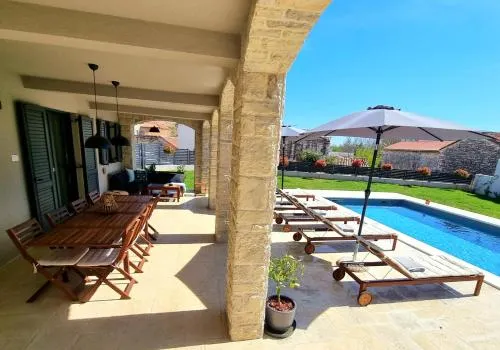 Villa Ajda with heated privat pool, jacuzzi, sauna, 4 bedroom, 4 bathroom - Image 1