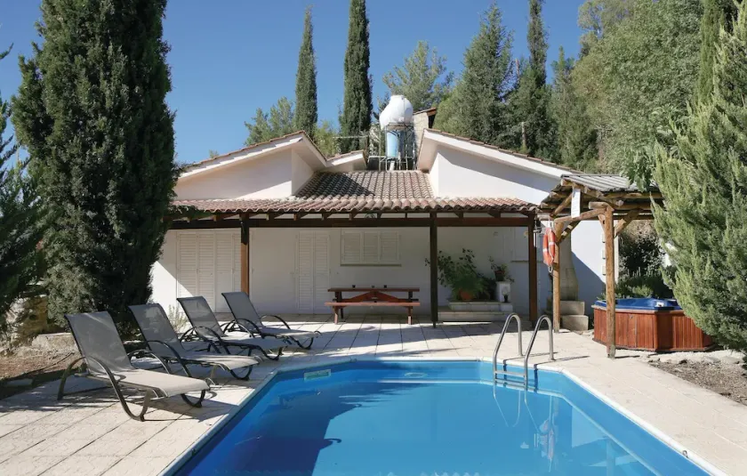 Beautiful Home in Miliou Paphos With 2 Bedrooms, Outdoor Swimming Pool and Swimming Pool - Image 1