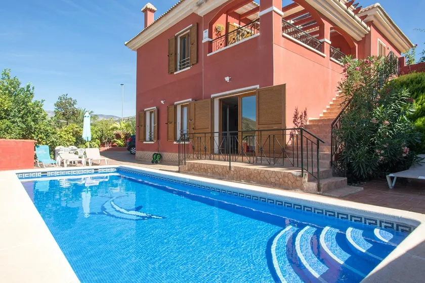 3 bedrooms appartement with sea view private pool and enclosed garden at Finestrat 3 km away from th - Image 1