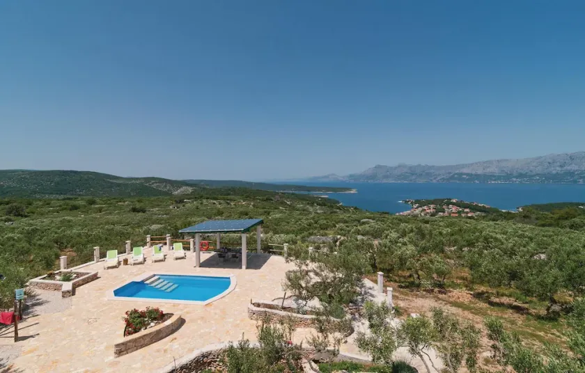 Awesome Home in Povlja With 2 Bedrooms, Outdoor Swimming Pool and Heated Swimming Pool - Image 1