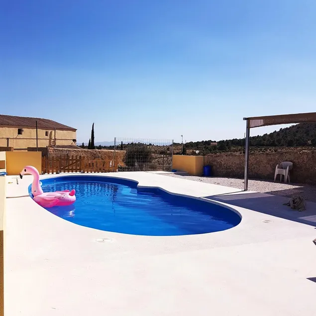 4 bedrooms villa with private pool enclosed garden and wifi at Zarzadilla de Totana - Image 1