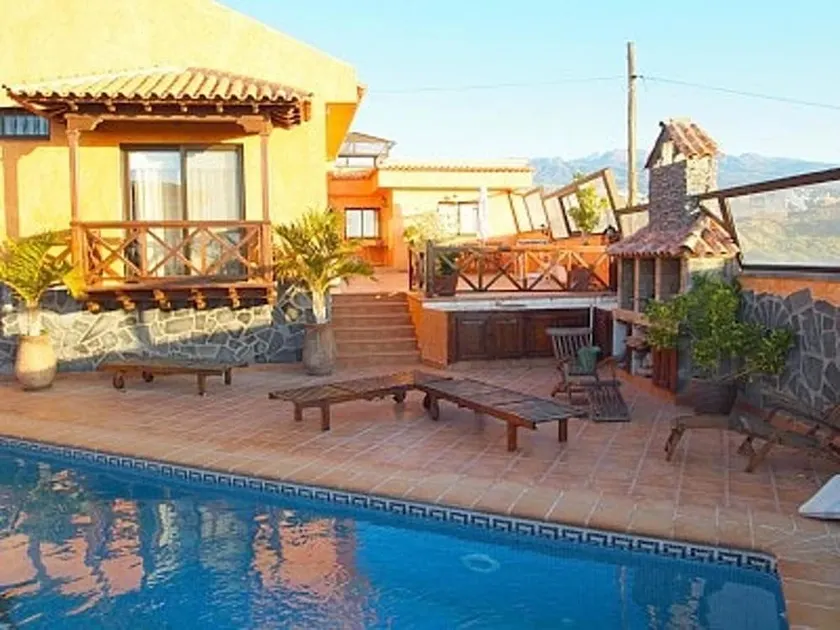 House with 5 bedrooms in Granadilla with wonderful mountain view private pool enclosed garden - Image 1