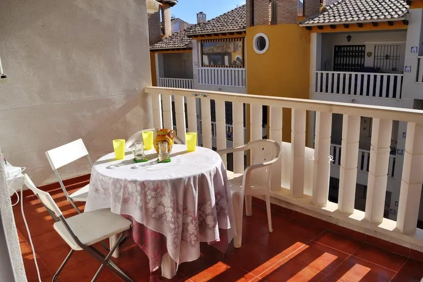 2 bedrooms appartement with private pool furnished terrace and wifi at Elche 1 km away from the beac - Image 1