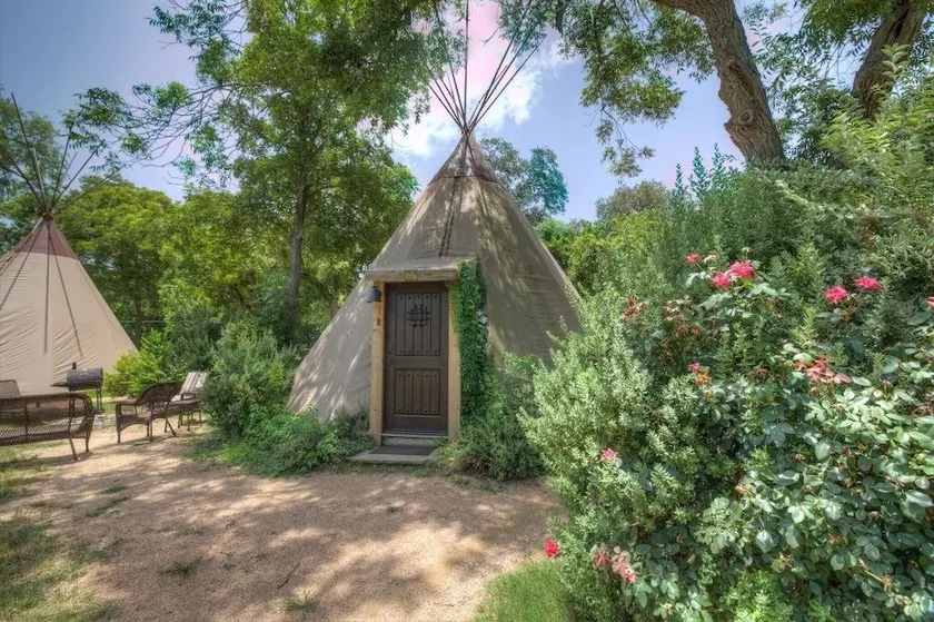 Geronimo Creek Retreat- Tipi 0 Bird Sings - Image 1