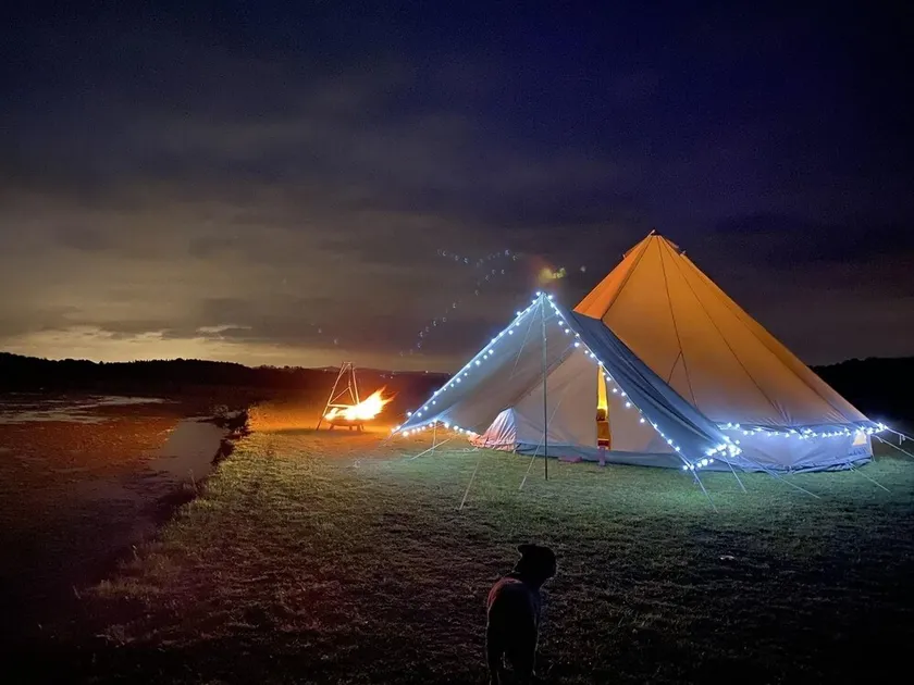 Merveilleuse cabane adaptée aux familles avec barbecue et jardin | Avec animaux admis - Image 1