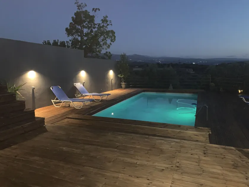 Stunning 2-bed Pool Villa in Skepasti - Image 1